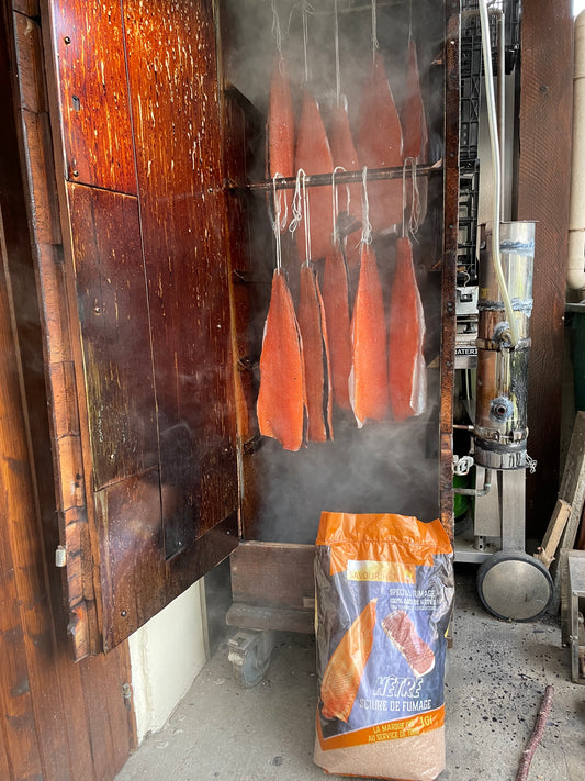 Le saumon fumé selon François, de St Brice sous forêt